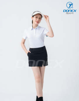 Áo thể thao nữ AC-3846 Trắng phối xanh ngọc